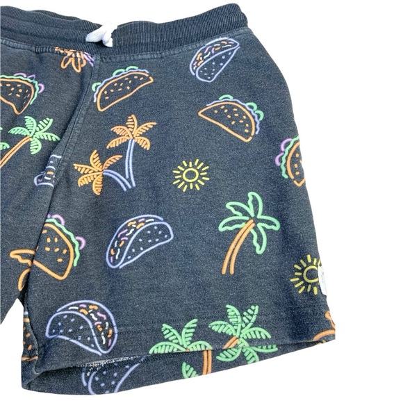CHUBBIES Neon Snack Attack French Terry Lounge Shorts 7 inch size S - Picture 4 of 15